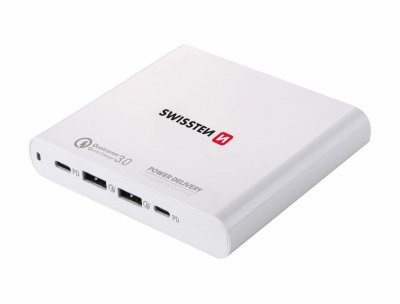 Swissten Premium Сетевое зарядное устройство Notebooks and MacBook / 87W / PD3.0 / QC3.0 / PPS /